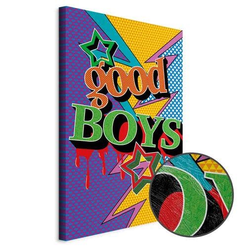 Canvas print Good Boys 40×60 cm, standard canvas