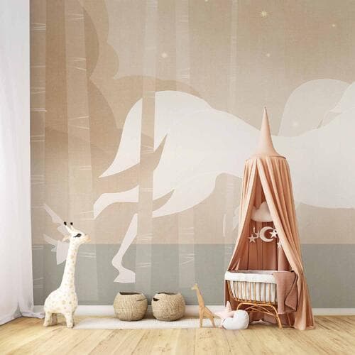 Wall mural Pędzące rumaki 100×70 cm, premium non-woven