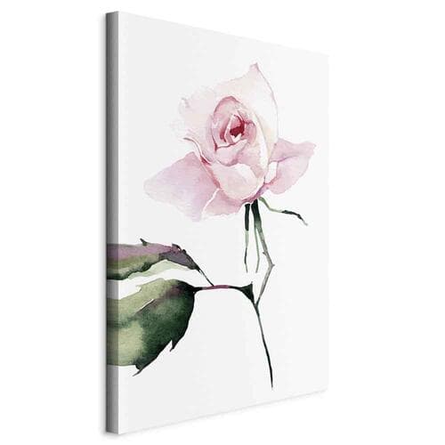 Leinwandbild Samotna róża 20×30 cm, italienische Leinwand