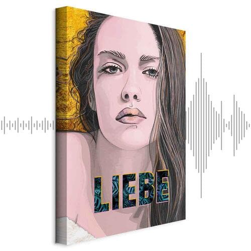 Картина на холсте Liebe 60×90 см, стандартный холст
