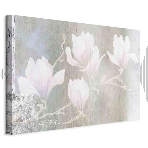 Картина на полотні Białe magnolie szeroki 60×40 см, стандартне полотно