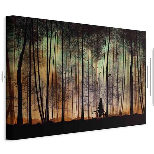 Картина на холсте Spacer przed zmrokiem szeroki 90×60 см, стандартный холст