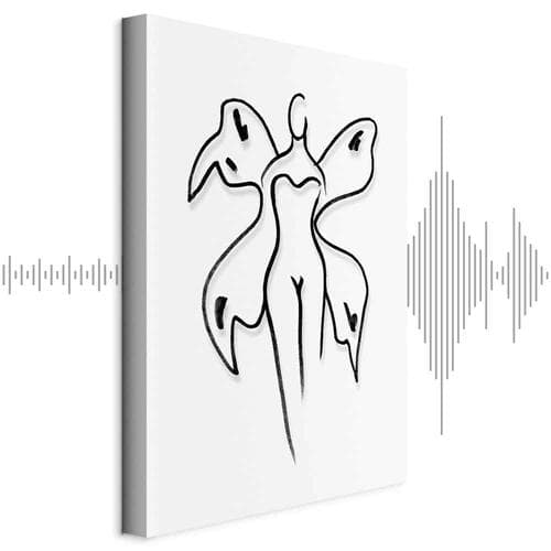 Leinwandbild Kobieta motyl 80×120 cm, Standardleinwand