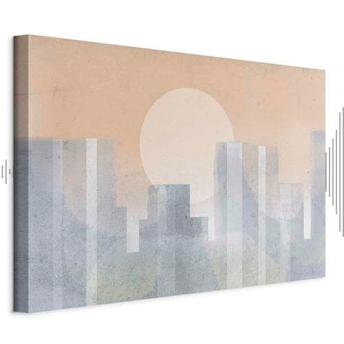 Canvas print Nowoczesne miasto szeroki - drugi wariant 60×40 cm, standard canvas