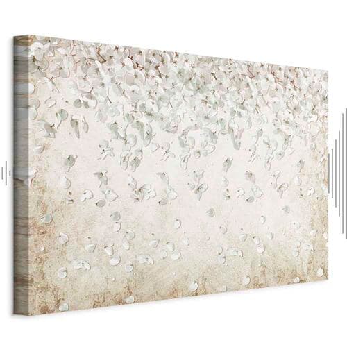 Leinwandbild Spadające kwiaty szeroki 90×60 cm, Standardleinwand