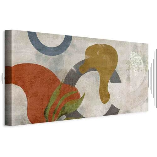 Leinwandbild Miraż kształtów 120×60 cm, Standardleinwand