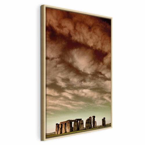 Leinwandbild Chmury nad Stonehenge 40×60 cm, Standardleinwand