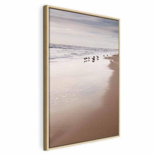 Obraz na płótnie Jesienna plaża 40×60 cm, płótno standard