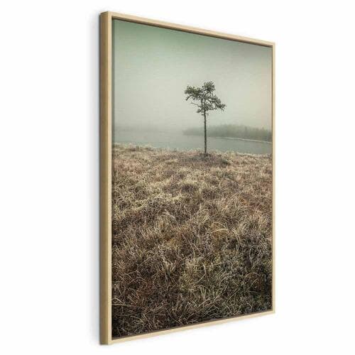 Картина на холсте Nad brzegiem jeziora 60×90 см, стандартный холст