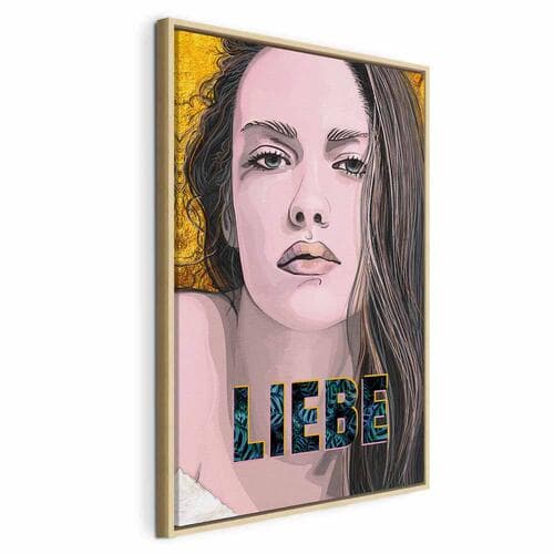 Картина на холсте Liebe 60×90 см, стандартный холст