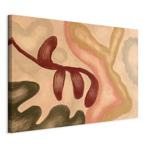 Leinwandbild Kolorowe kształty - przetarte figury w technice lime wash 30×20 cm, Standardleinwand