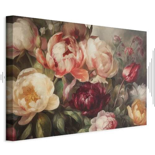 Canvas print Charyzmatyczne piwonie 30×20 cm, standard canvas