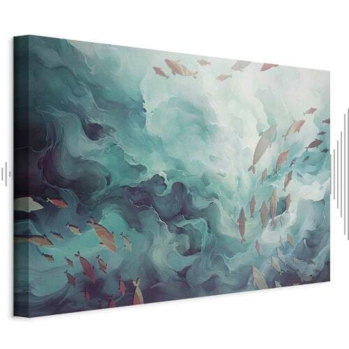 Canvas print Ryby w oceanie 30×20 cm, standard canvas