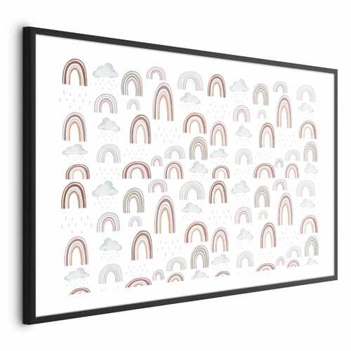Plakat Tęcza po deszczu 30×21 cm