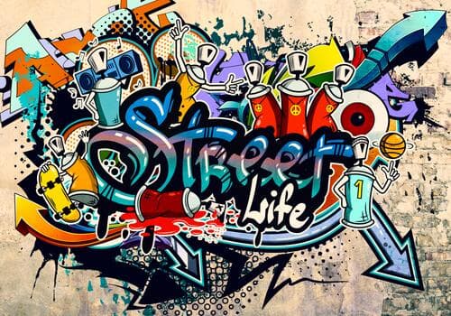 Fototapeta Street art FT-449860 100×100 cm, flizelina premium