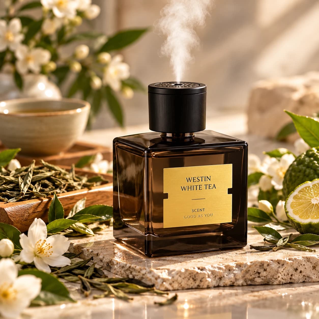 Perfumy do wnętrz Westin White Tea 200 ml – elegancki spray zapachowy do domu i biura