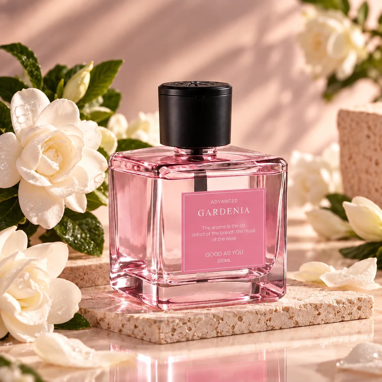 Perfumy do wnętrz Gardenia 200 ml – elegancki spray zapachowy do domu i biura