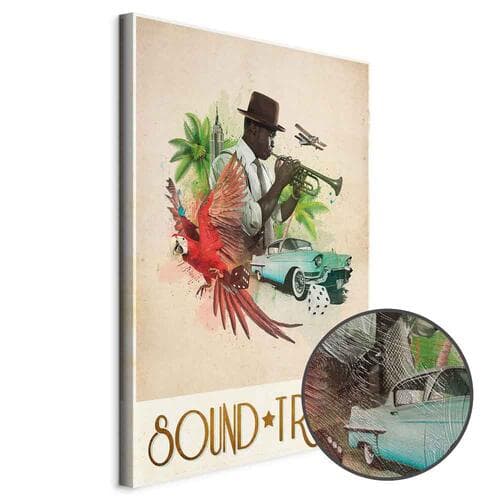 Canvas print Sound Travel 40×60 cm, standard canvas