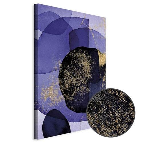 Картина на холсте Fioletowy kalejdoskop 20×30 см, стандартный холст