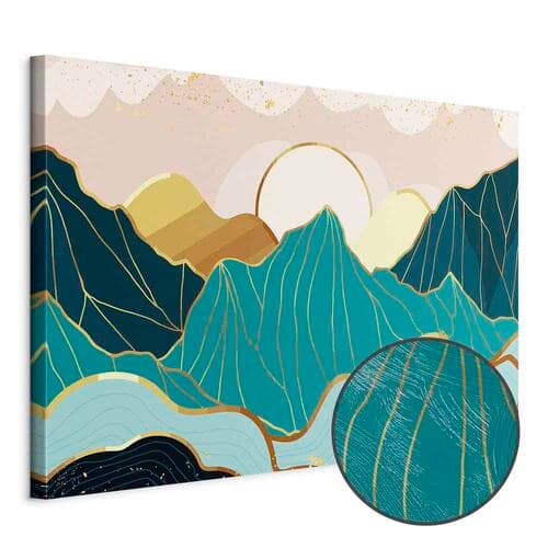Canvas print Zielone pastwiska szeroki 60×40 cm, standard canvas