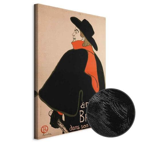 Leinwandbild Aristide Bruant: Dans son cabaret 60×90 cm, Standardleinwand