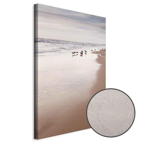Картина на холсте Jesienna plaża 40×60 см, стандартный холст