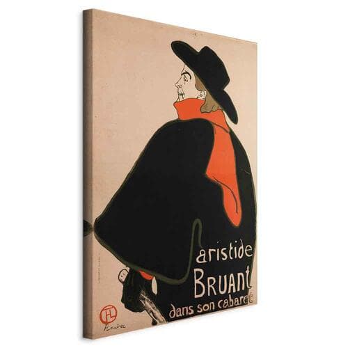 Leinwandbild Aristide Bruant: Dans son cabaret 80×120 cm, Standardleinwand