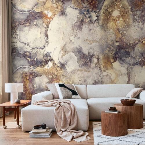 Wall mural Złota przeplatanka 150×105 cm, standard non-woven