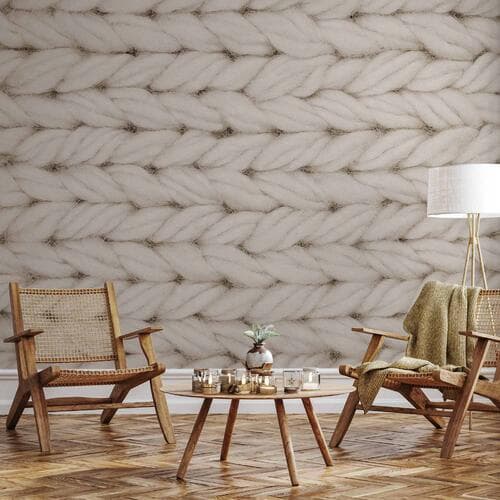 Wall mural Prawdziwa wełna - trzeci wariant 400×280 cm, standard non-woven