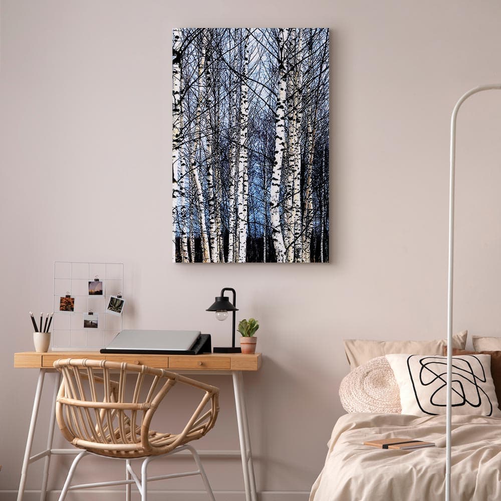 Leinwandbild Mroźny styczeń 20×30 cm, italienische Leinwand