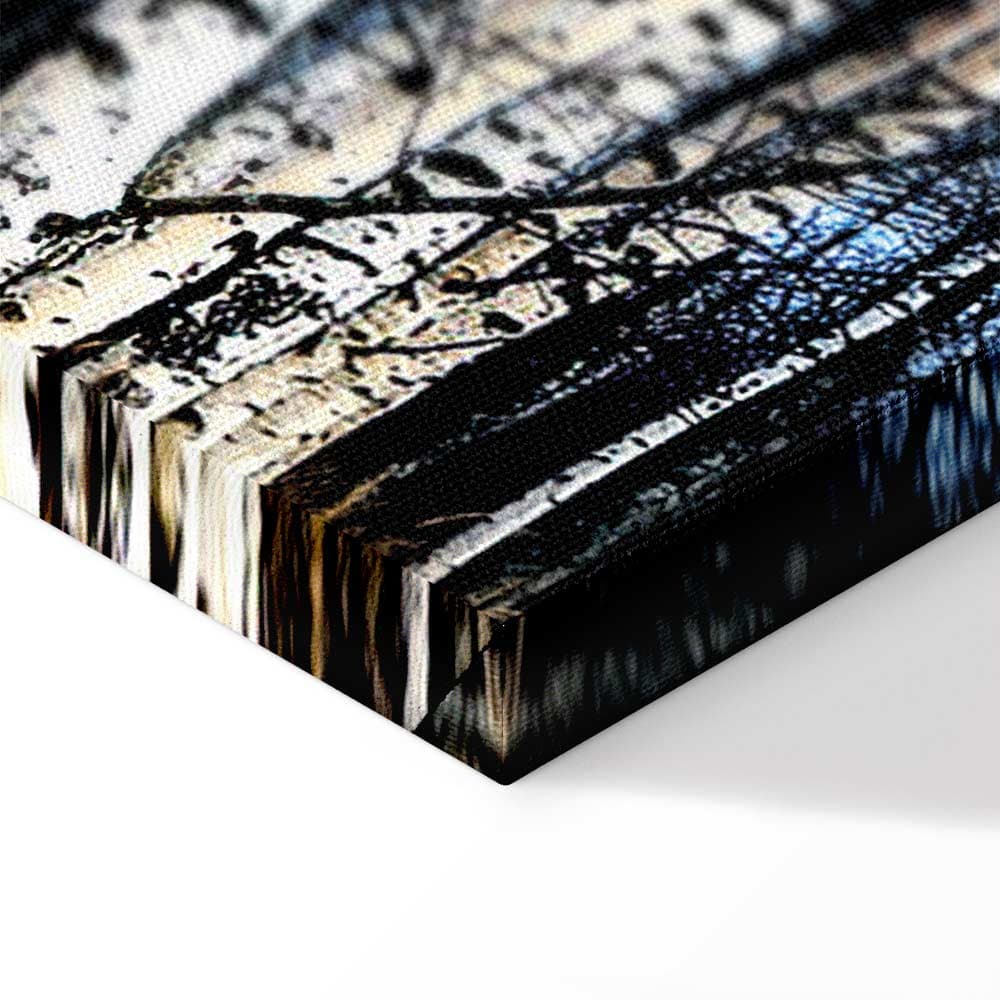 Leinwandbild Mroźny styczeń 20×30 cm, italienische Leinwand