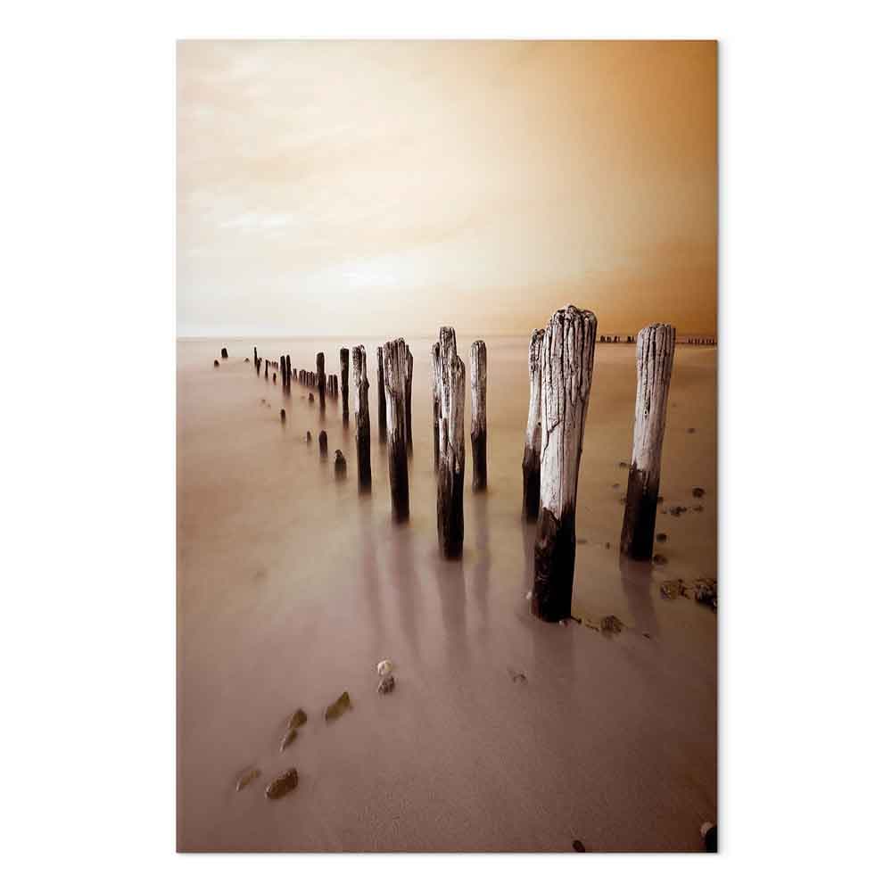 Canvas print Jesienny odpływ 20×30 cm, Italian canvas