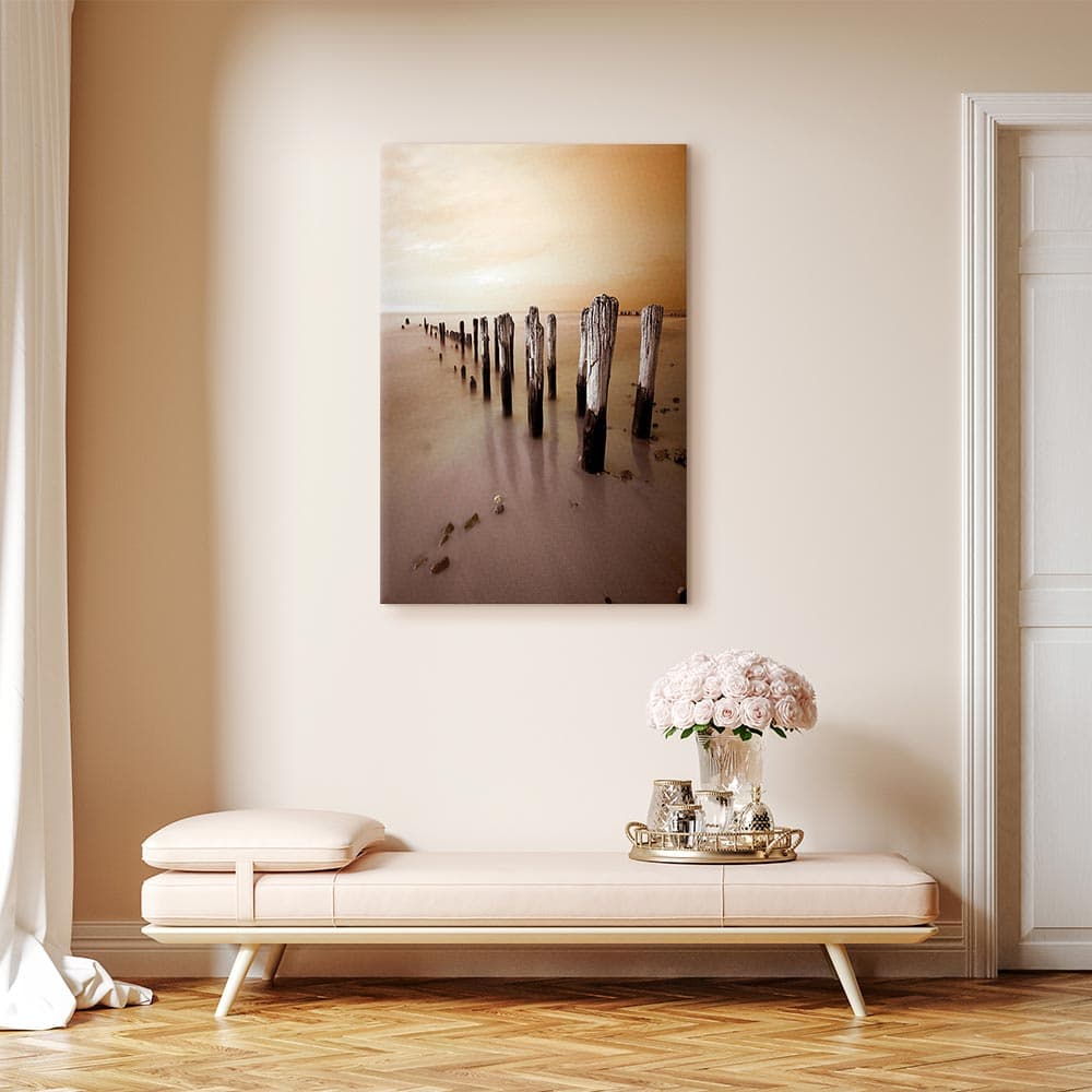 Canvas print Jesienny odpływ 20×30 cm, Italian canvas
