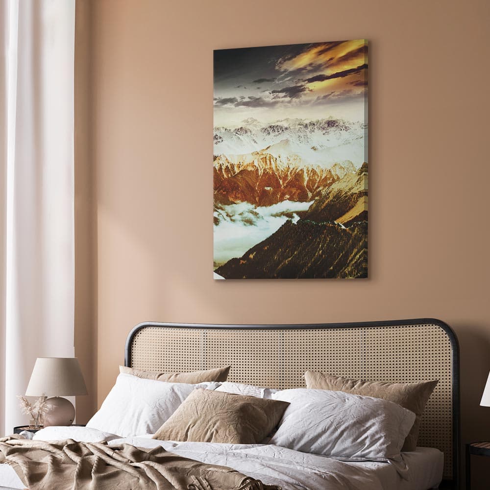 Canvas print Miedziane góry 20×30 cm, Italian canvas