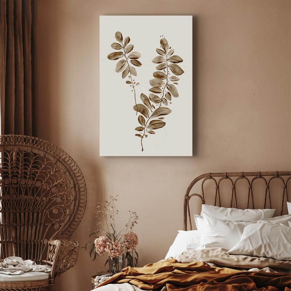 Картина на холсте Sierpniowe liście 60×90 см, итальянский холст