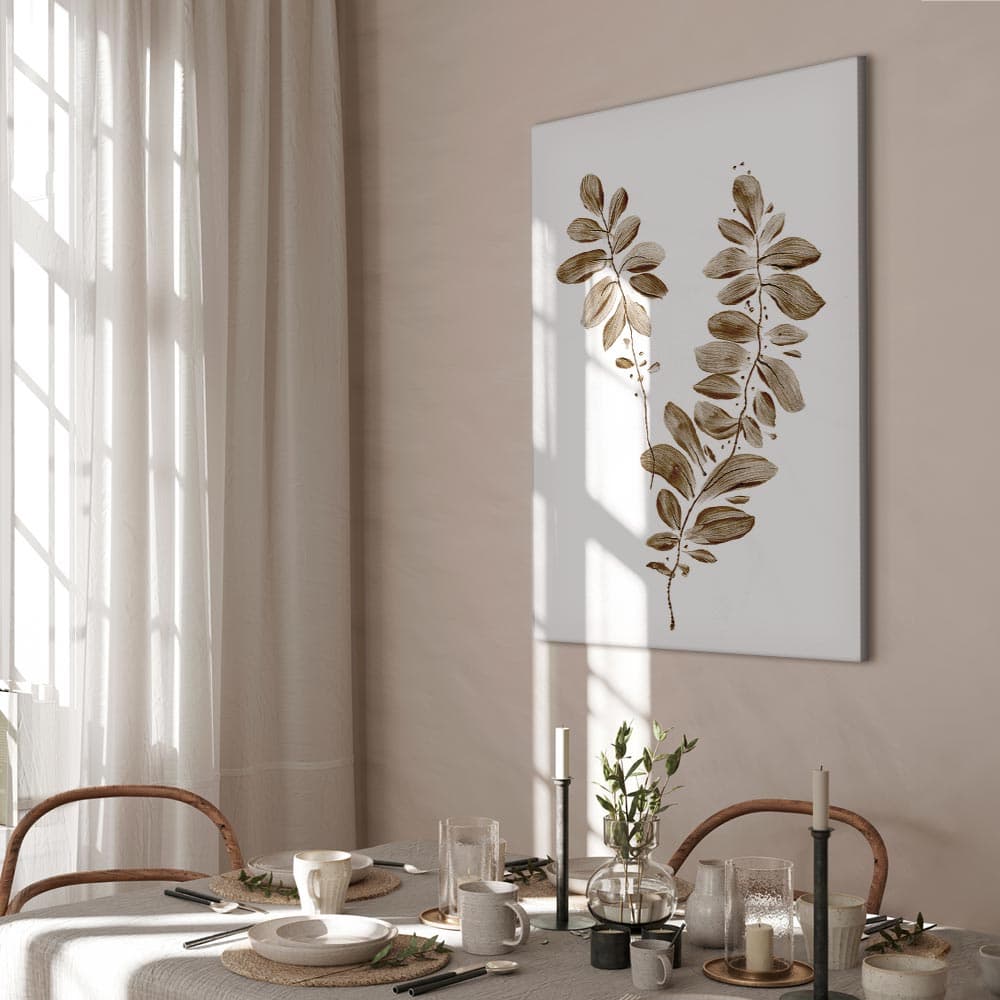 Картина на холсте Sierpniowe liście 60×90 см, итальянский холст