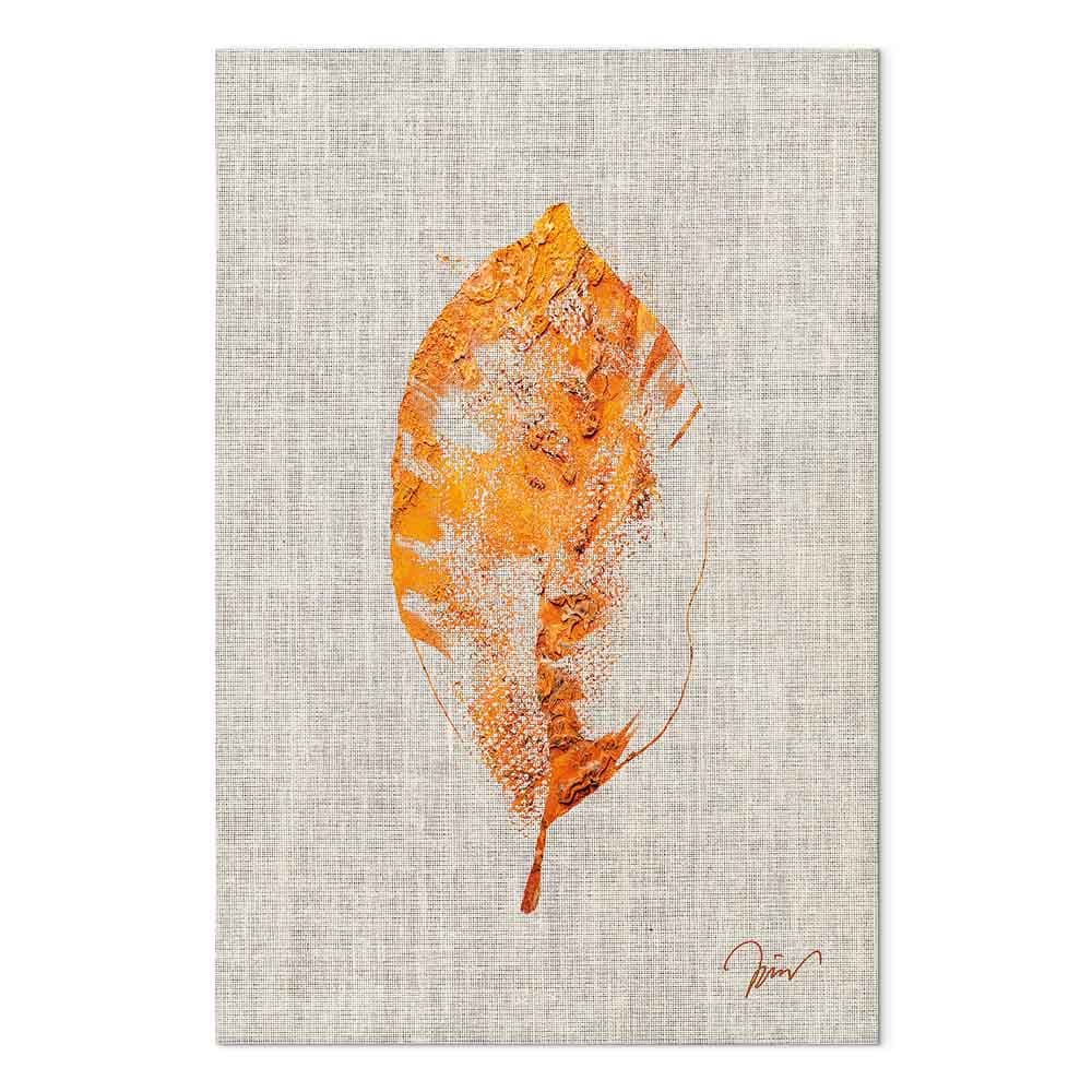 Obraz na płótnie Złota flora 20×30 cm, płótno włoskie