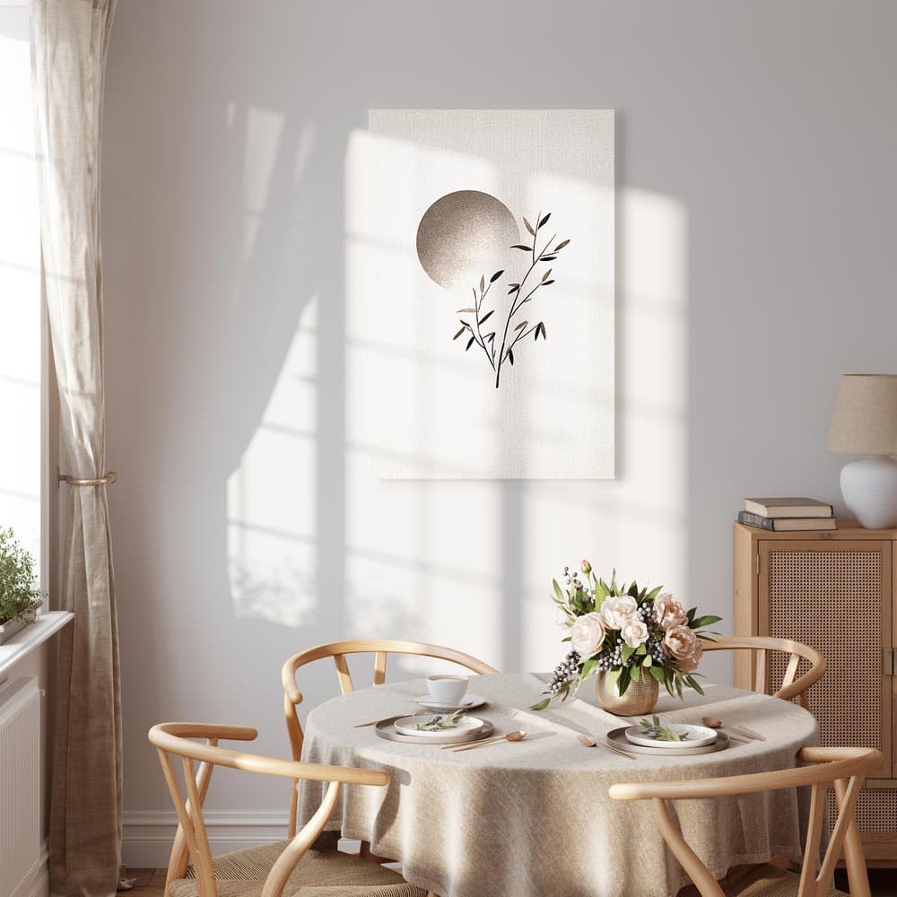 Obraz na płótnie Wschodni minimalizm 20×30 cm, płótno włoskie