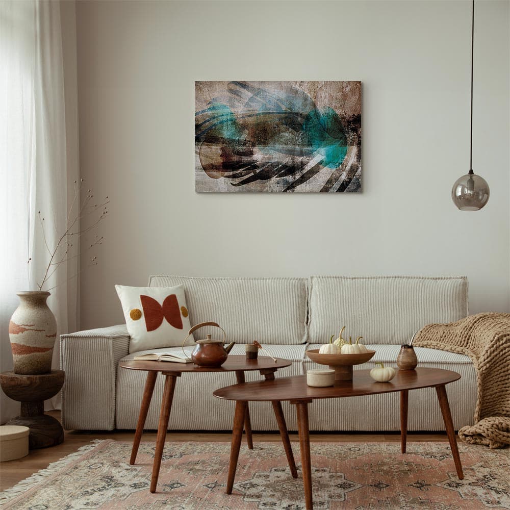 Canvas print Abstrakcyjny pióropusz szeroki 60×40 cm, standard canvas
