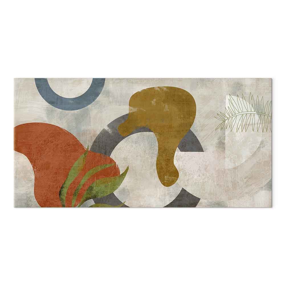 Leinwandbild Miraż kształtów 60×30 cm, Standardleinwand