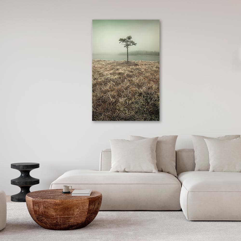 Canvas print Nad brzegiem jeziora 20×30 cm, standard canvas