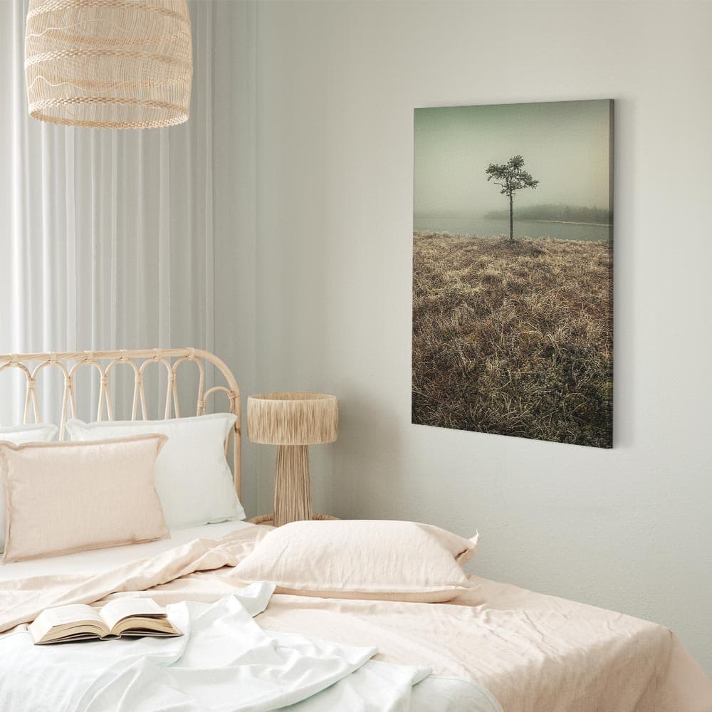 Canvas print Nad brzegiem jeziora 20×30 cm, standard canvas