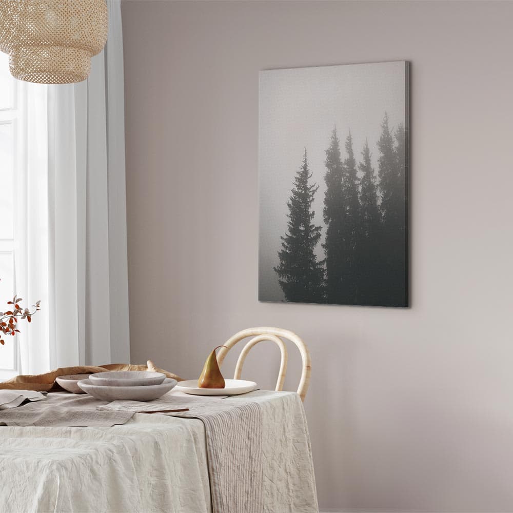 Obraz na płótnie Zapach leśnej mgły 20×30 cm, płótno standard