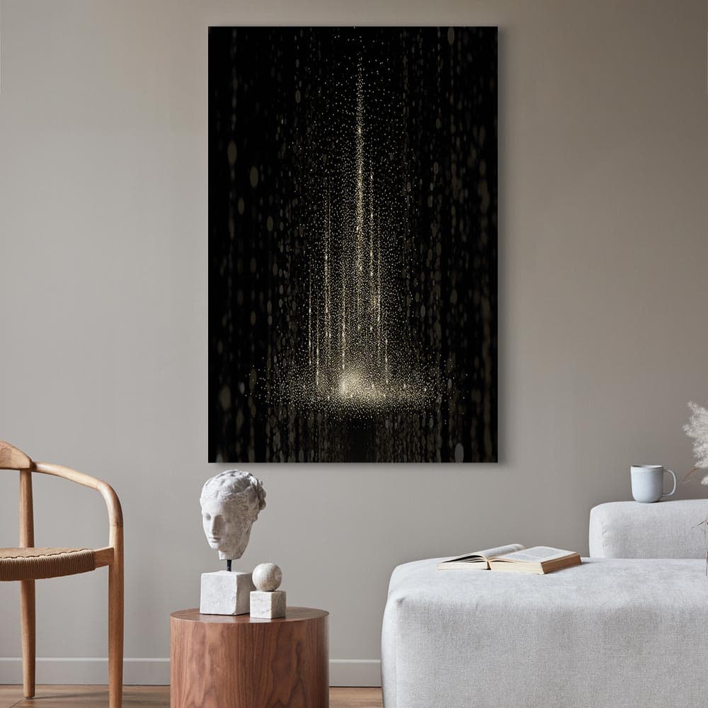 Leinwandbild Zamieć śnieżna 20×30 cm, Standardleinwand