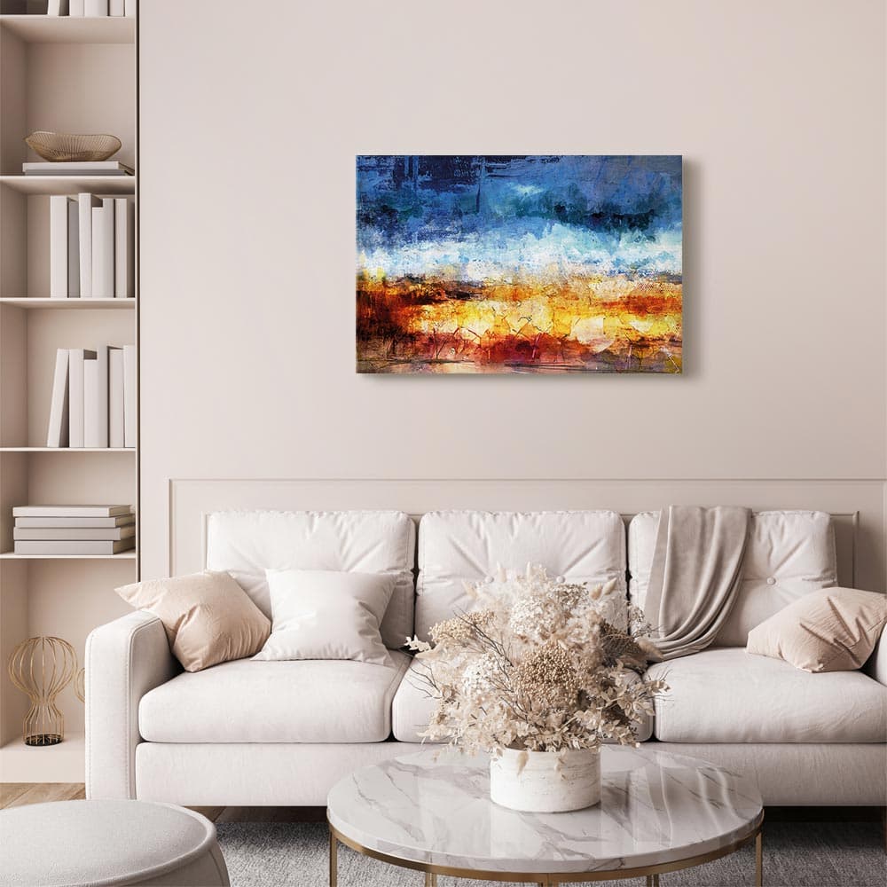 Leinwandbild Gorąca kraina linii szeroki 30×20 cm, Standardleinwand