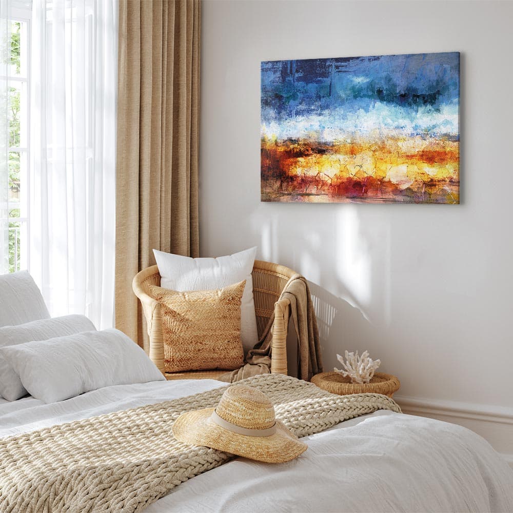 Leinwandbild Gorąca kraina linii szeroki 30×20 cm, Standardleinwand