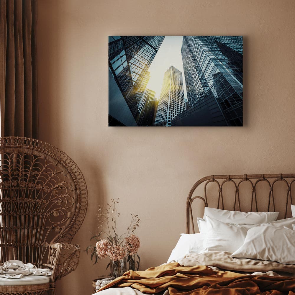 Obraz na płótnie W wielkim mieście szeroki - trzeci wariant 30×20 cm, płótno standard