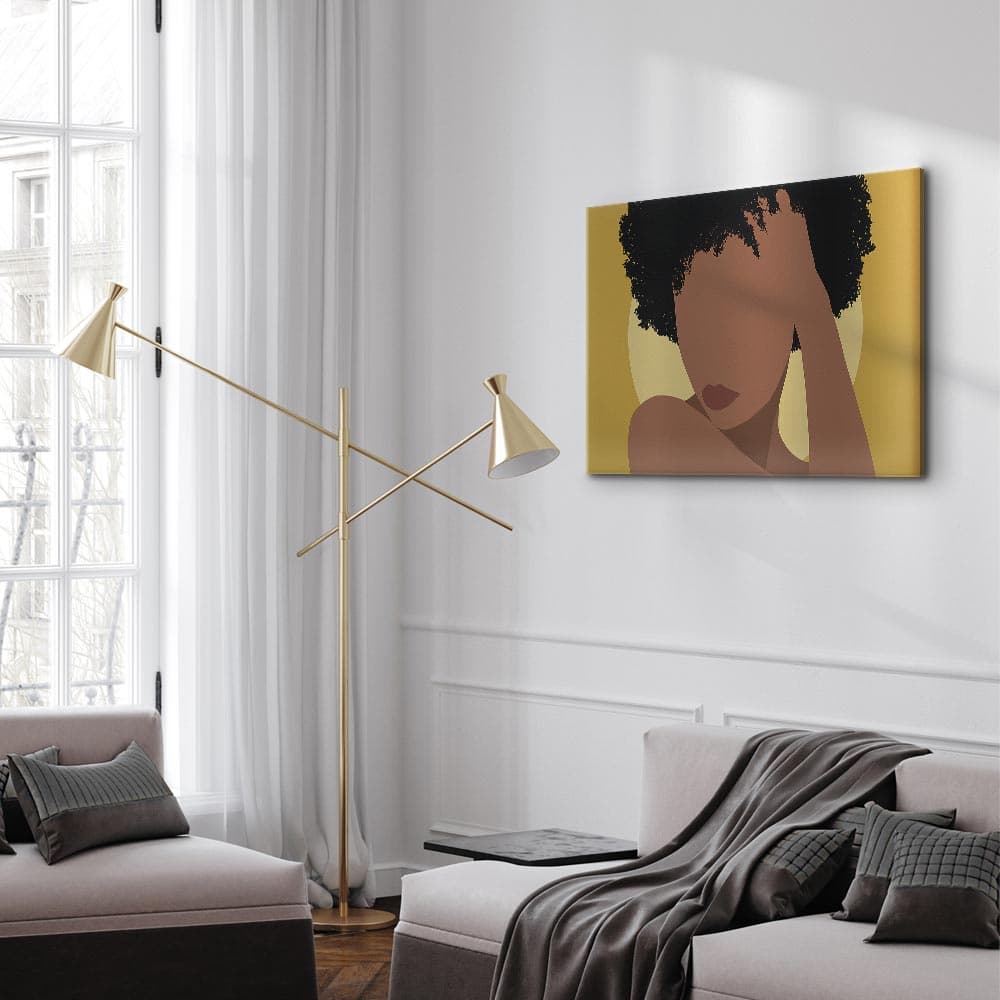 Canvas print Niewidoczne spojrzenie szeroki 30×20 cm, standard canvas