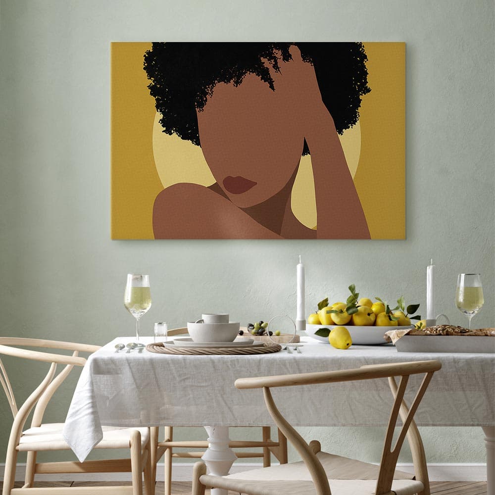 Canvas print Niewidoczne spojrzenie szeroki 30×20 cm, standard canvas