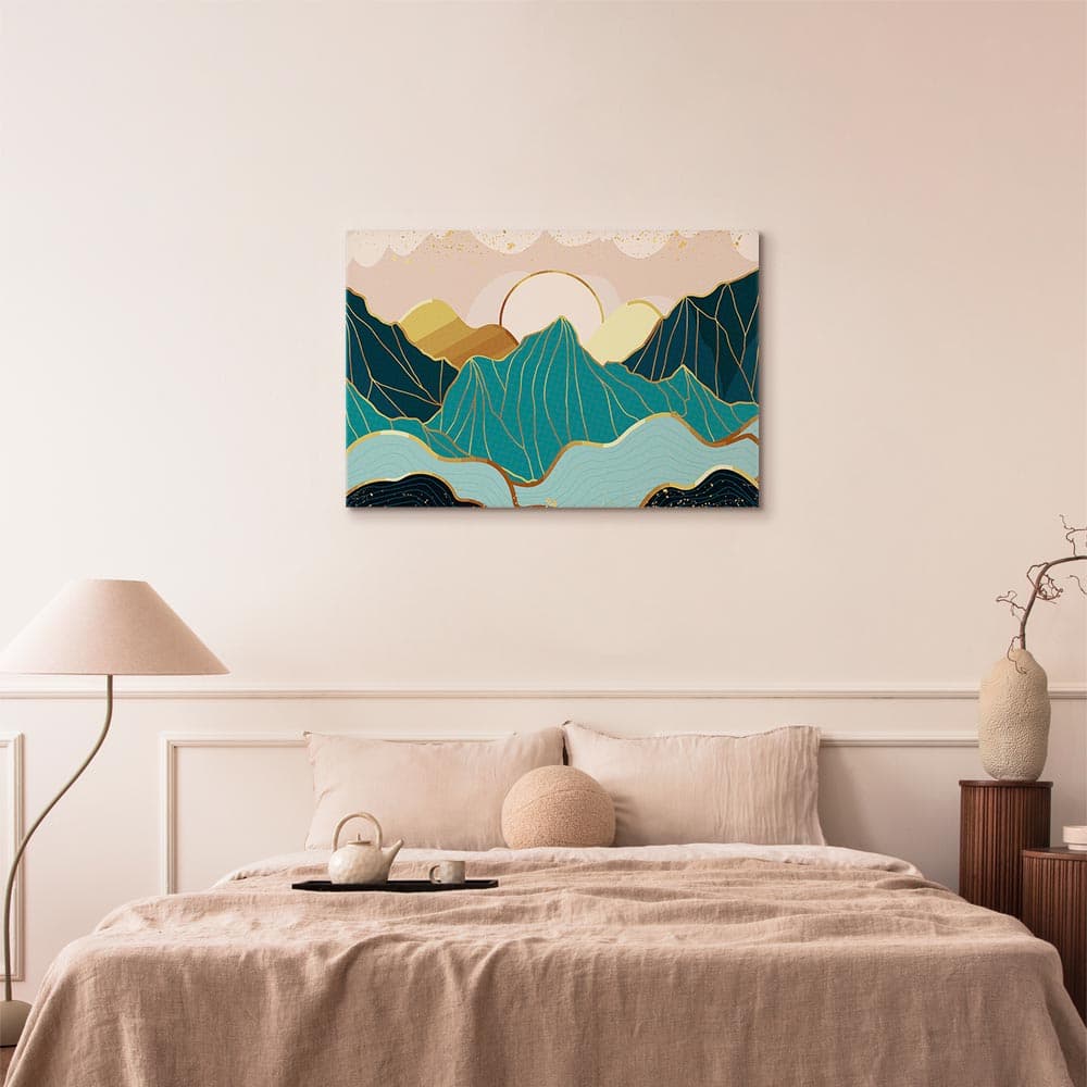 Canvas print Zielone pastwiska szeroki 30×20 cm, standard canvas